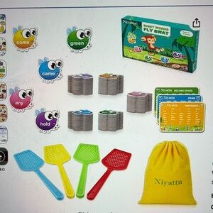 Educational Fly Swat Game - Red, Blue, Green, Yellow